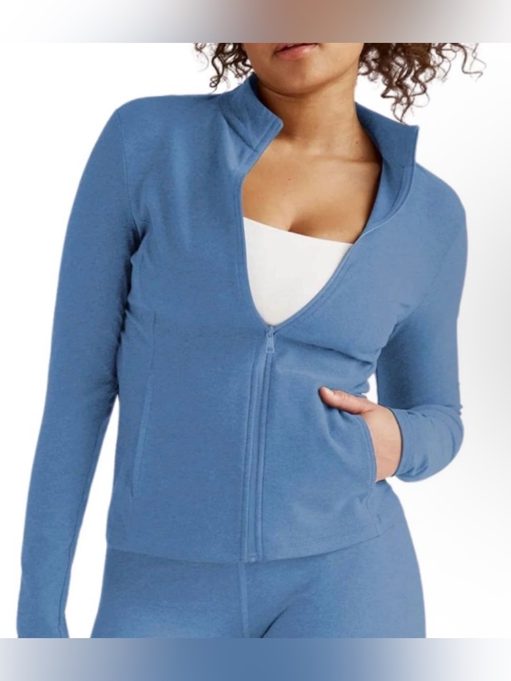 Beyond Yoga On the Go Mock Neck Jacket